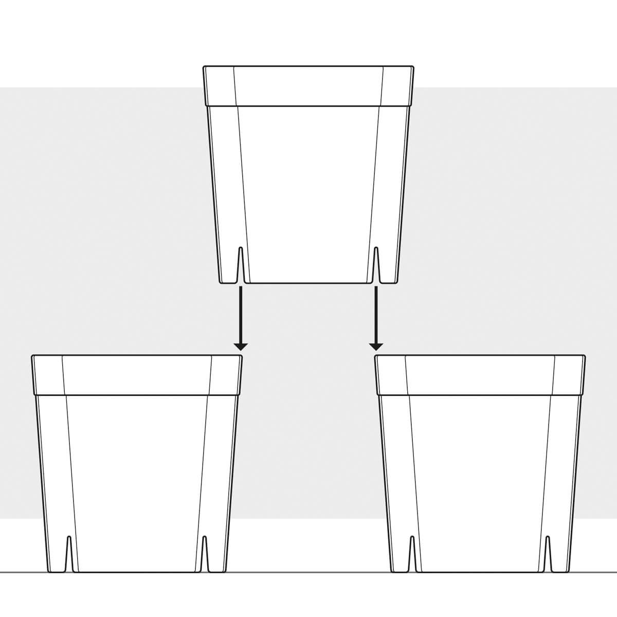 FlexiFlora – Modulares Pflanzsystem | 1er Set